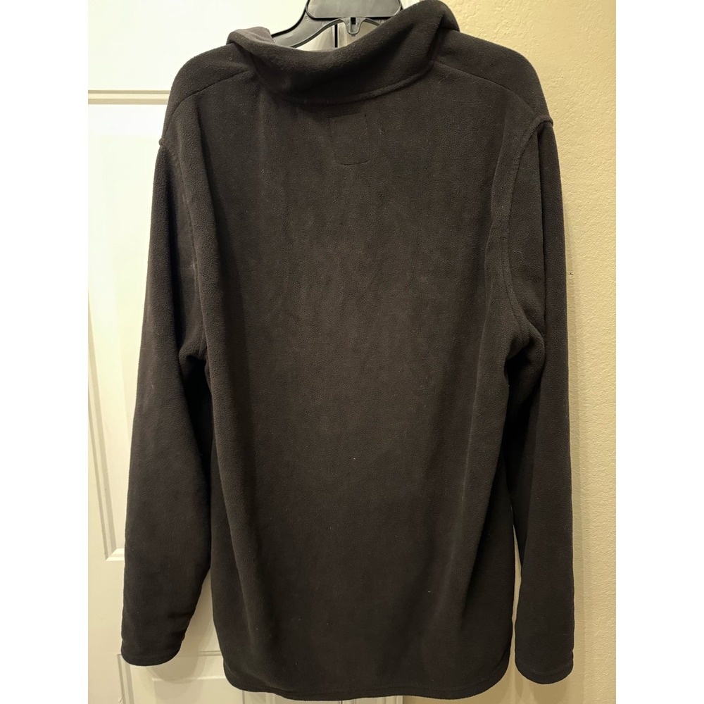 Men’s black‎ fleece pull over - Picture 2 of 4